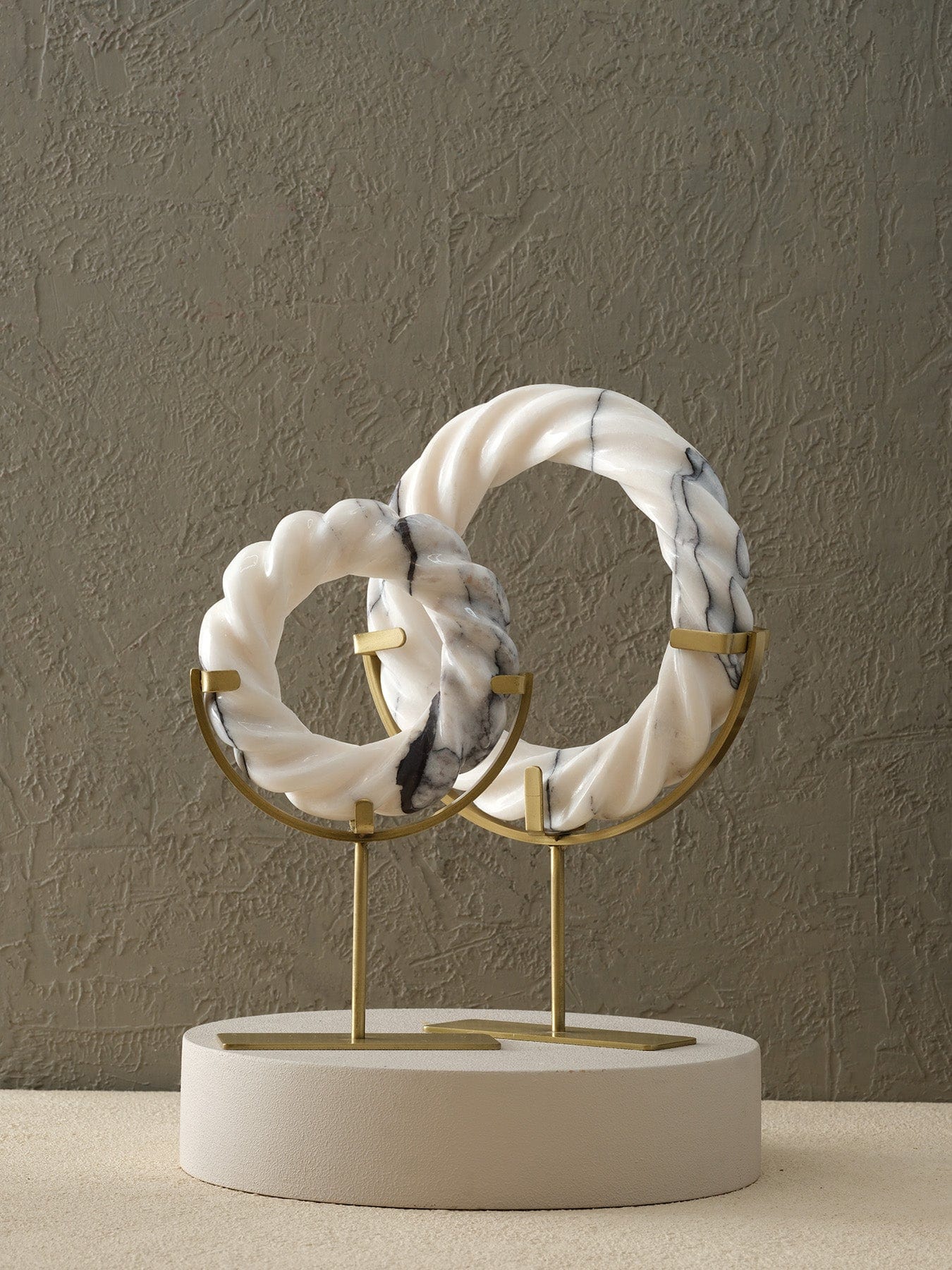 Talia interieurs Ensemble d'objets décoratif en marbre