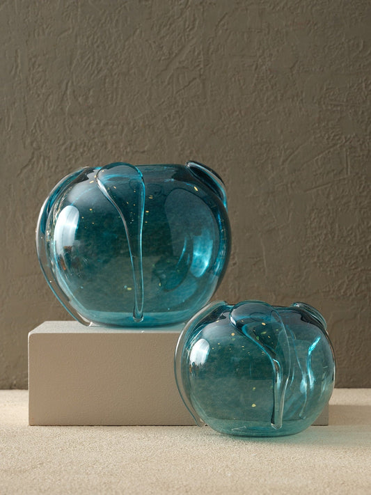 Talia interieurs Ensemble de vases turquoise