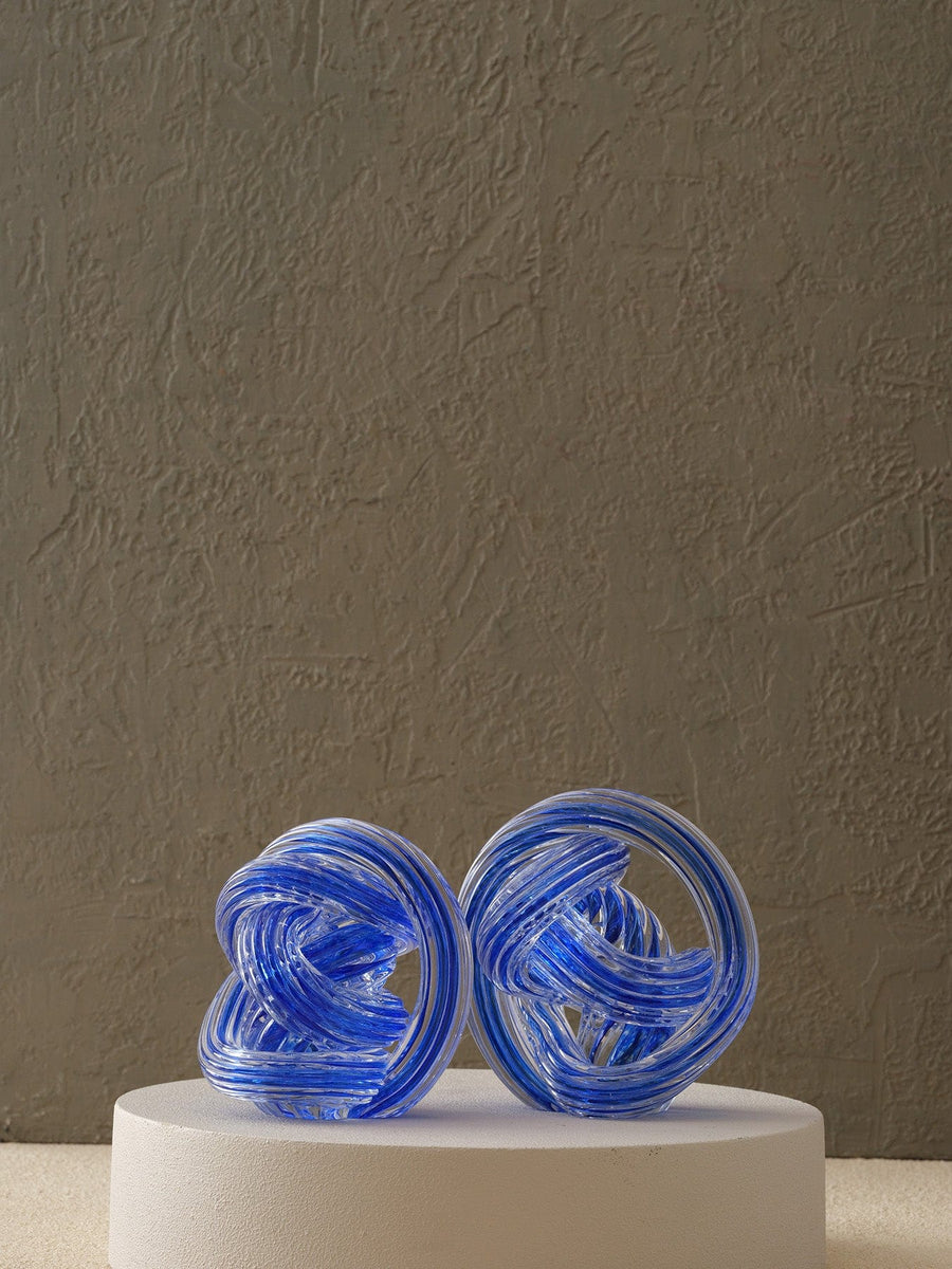 Talia interieurs Nœuds en cristal bleu