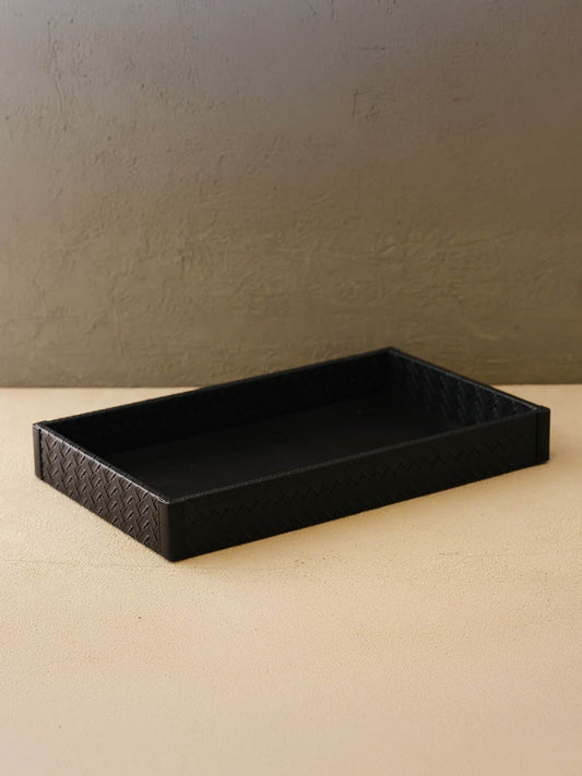 Talia interieurs Plateau rectangulaire noir