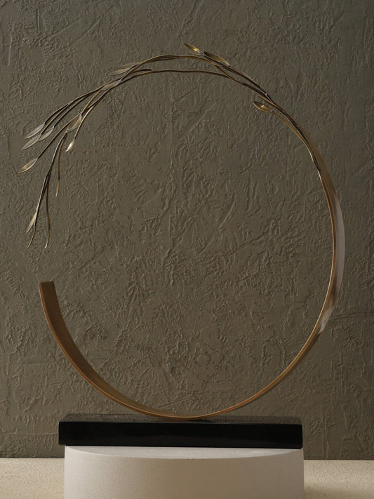 Talia Interieurs Sculpture cercle épis de blés