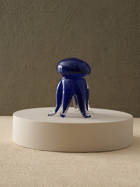 Talia Interieurs Statuette méduse bleue